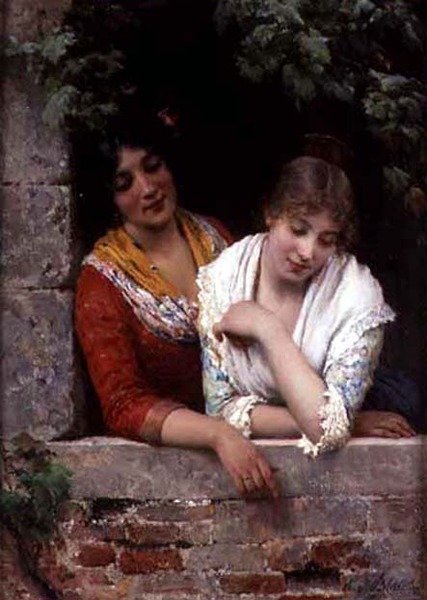 Dagdromen door Eugen von Blaas