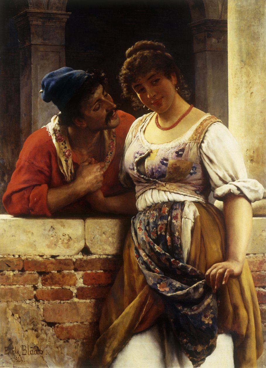 Het voorstel, 1888 door Eugen von Blaas