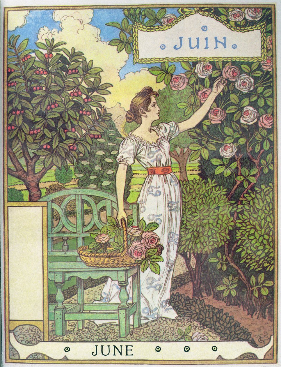 Juni door Eugene Grasset