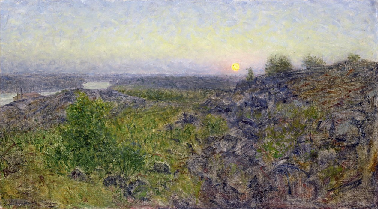 Avond in Tantobergen door Eugène Jansson
