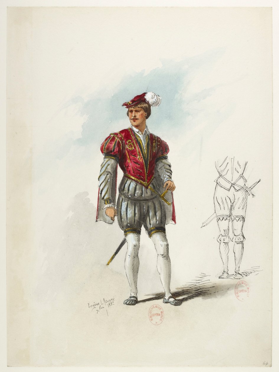 Saint-Saëns - Henry VIII - Kostuumontwerpen - Lacoste - 64. Kostuum door Eugene Lacoste