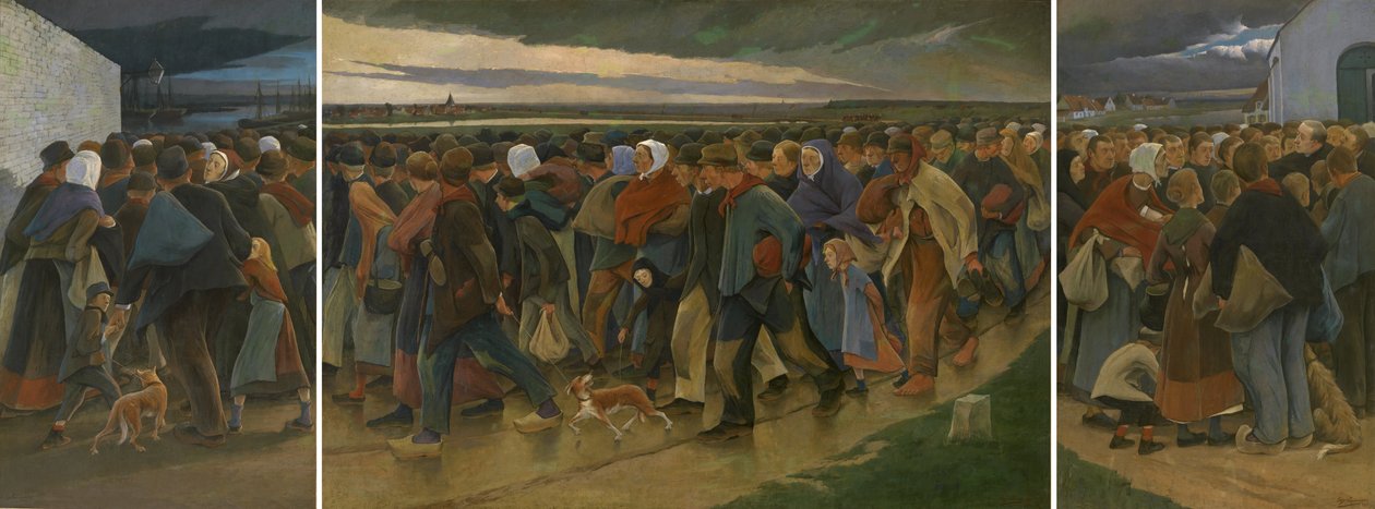 Emigranten door Eugene Laermans