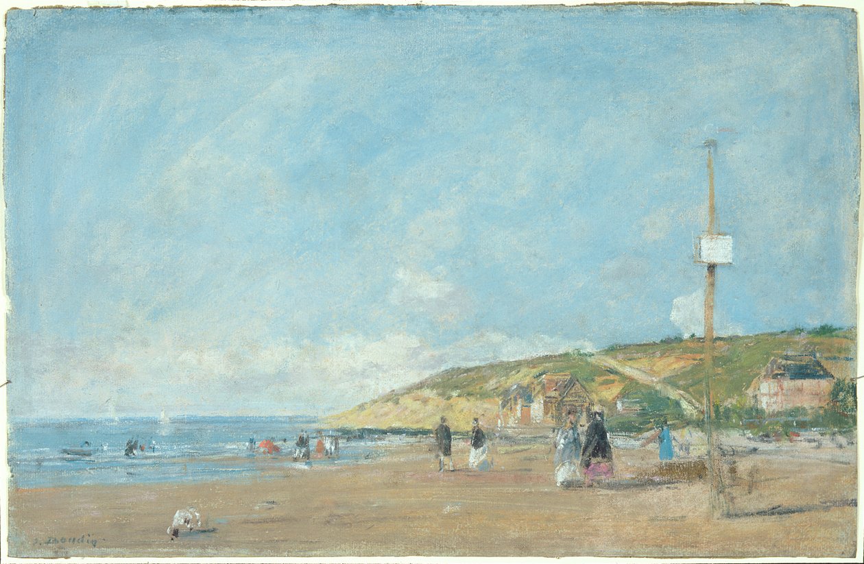 Een Kustlijn door Eugene Louis Boudin