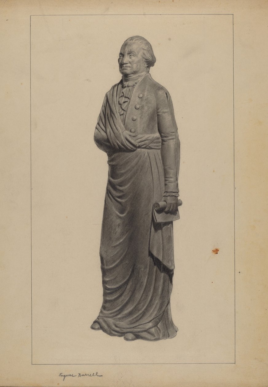 Gietijzeren Figuur door Eugene Barrell