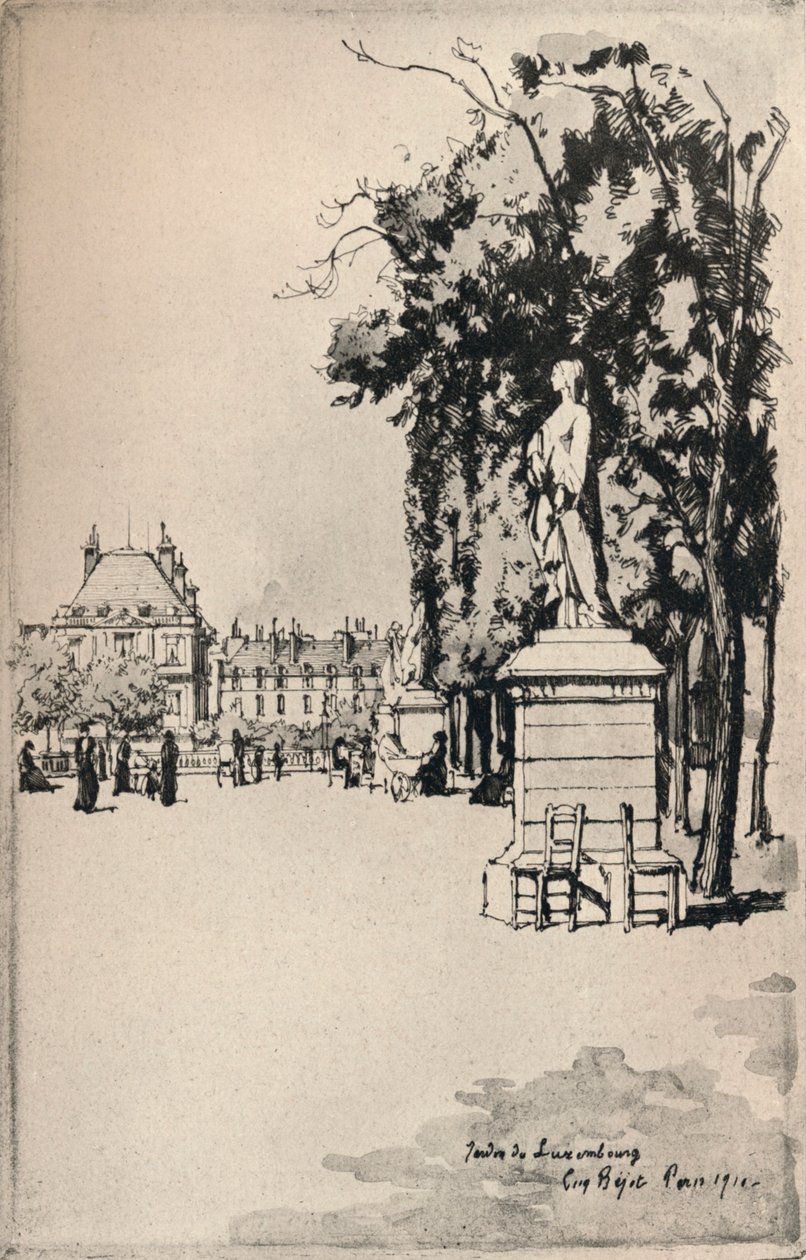 Jardin du Luxembourg door Eugene Bejot