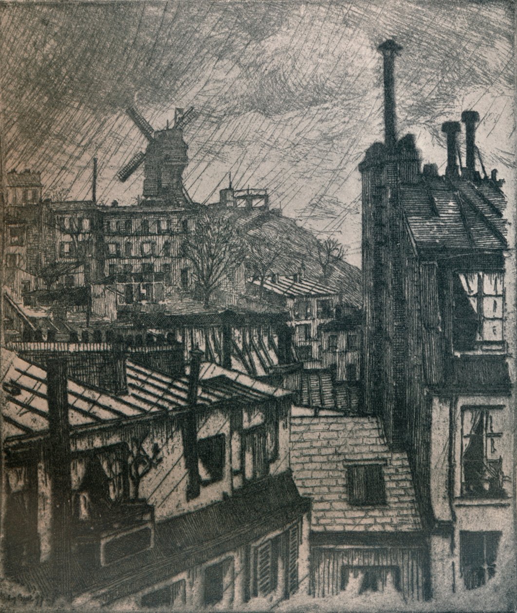 Montmartre door Eugene Bejot