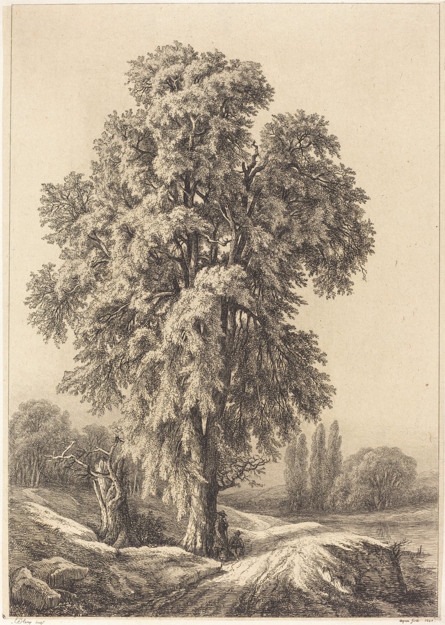 De Iep, 1840 door Eugene Bléry