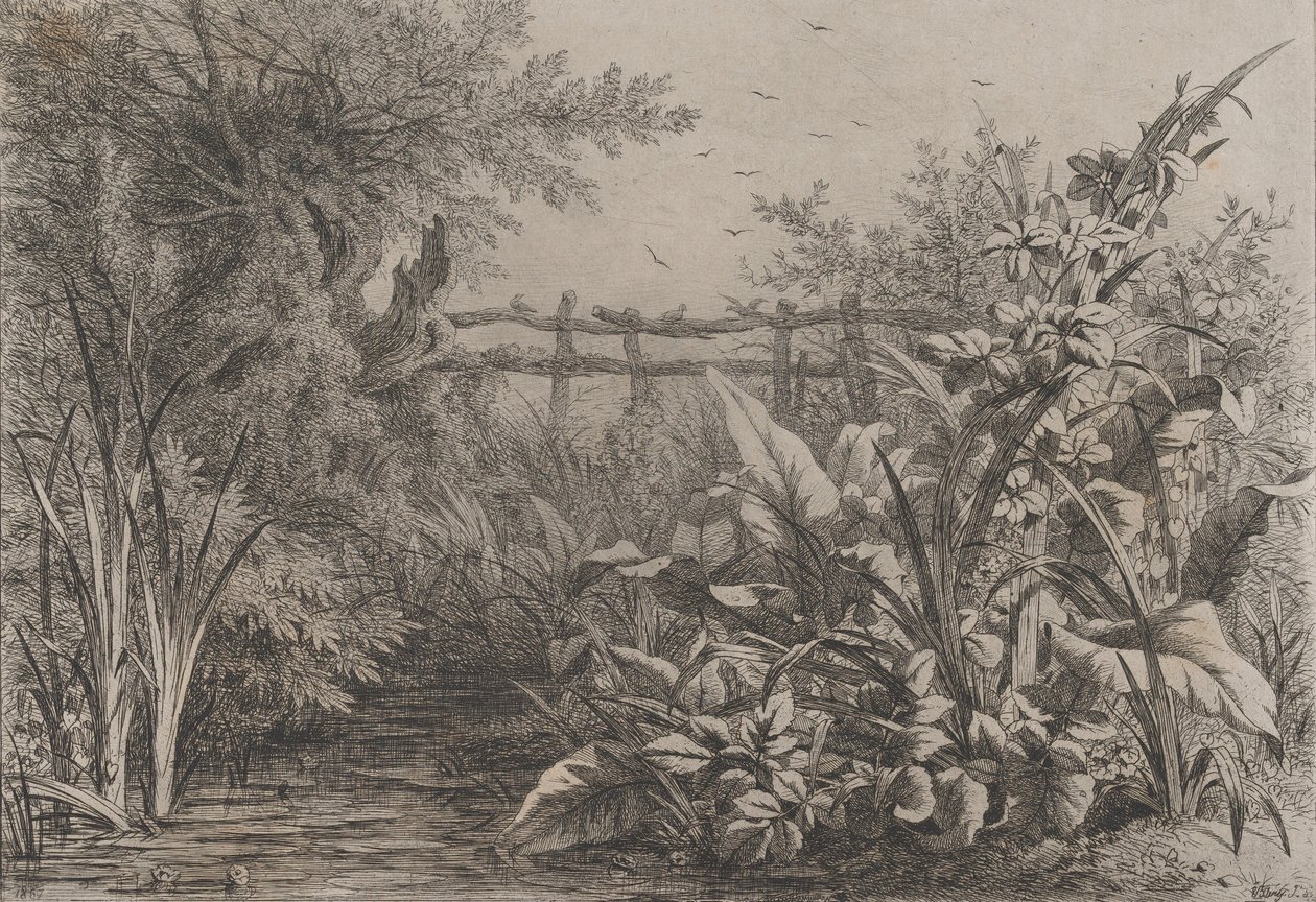 De Vijver door Eugene Bléry