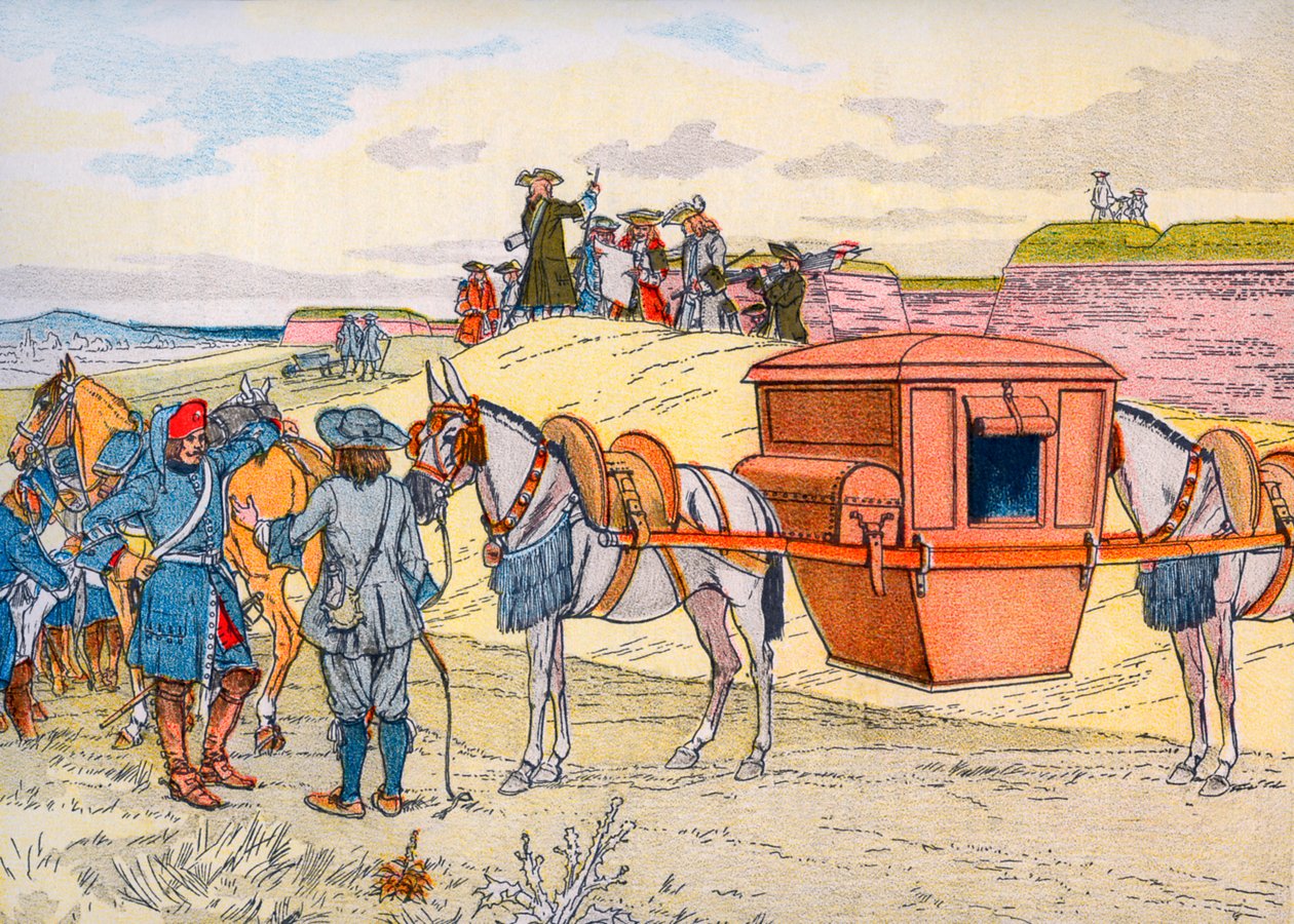 Reislitter van Sébastien Le Prestre de Vauban door Eugene Courboin