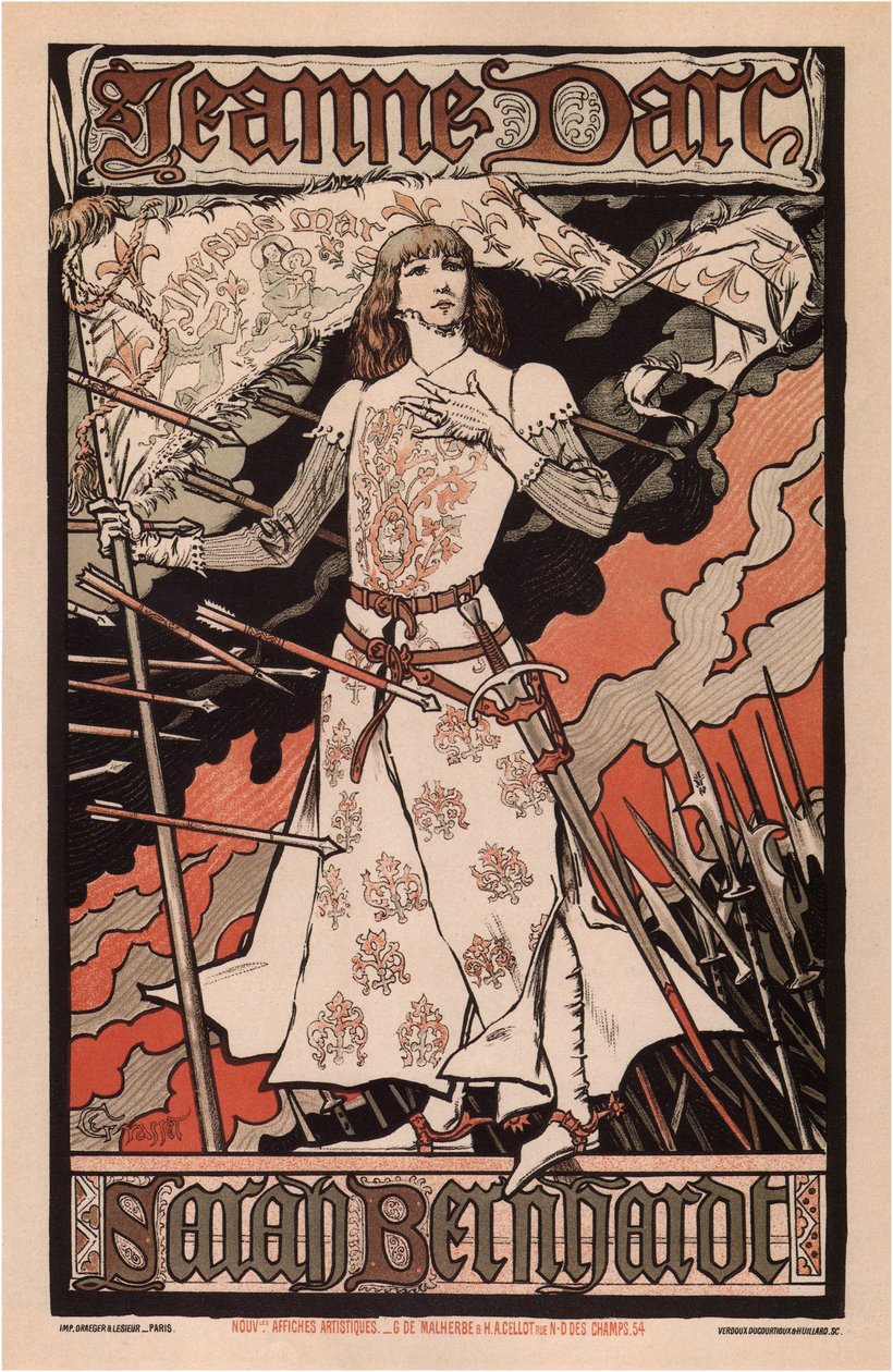 Sarah Bernhardt als Jeanne d