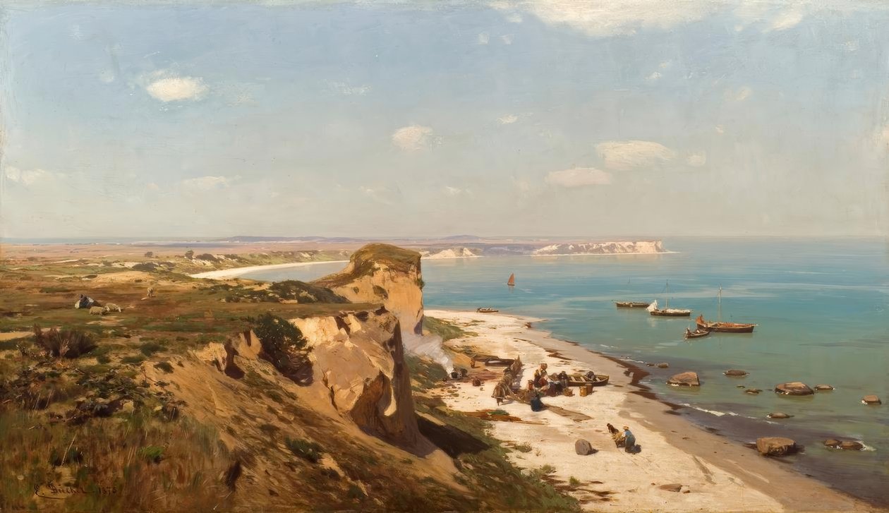 Oostzeekust door Eugene Gustav Dücker
