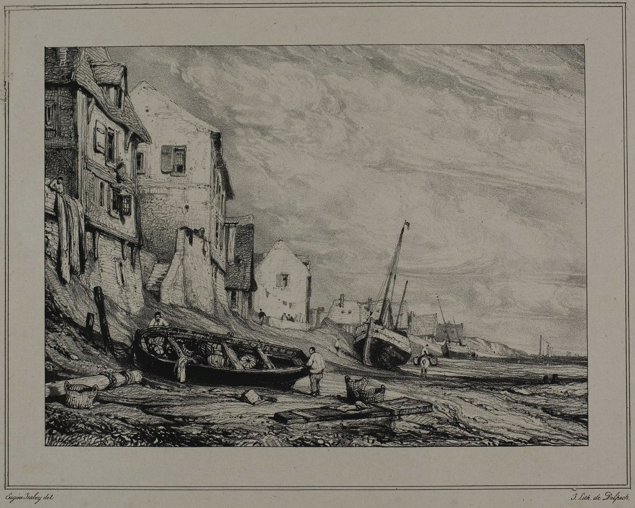 Normandië door Eugene Isabey
