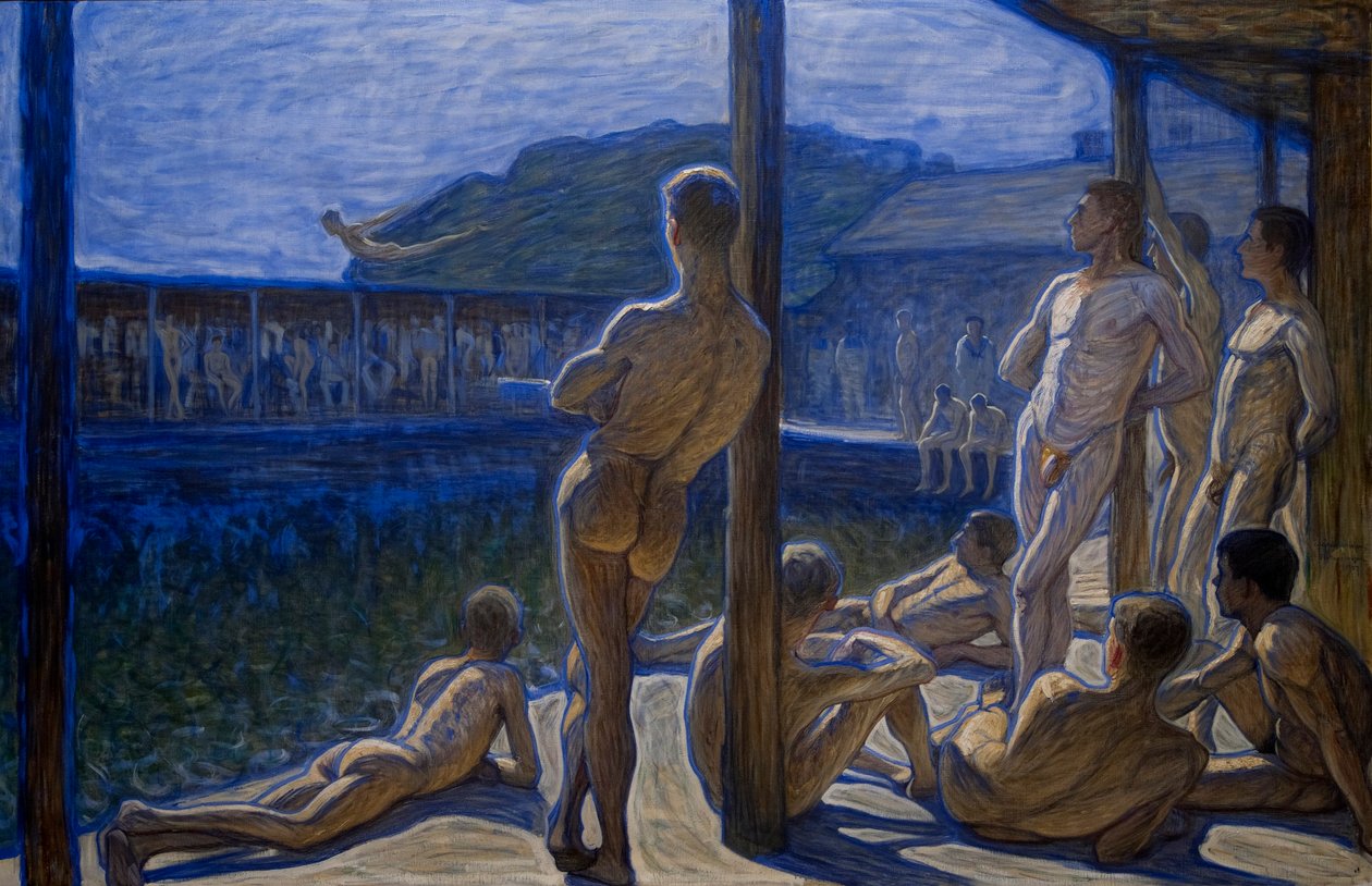 Marinebad door Eugène Jansson