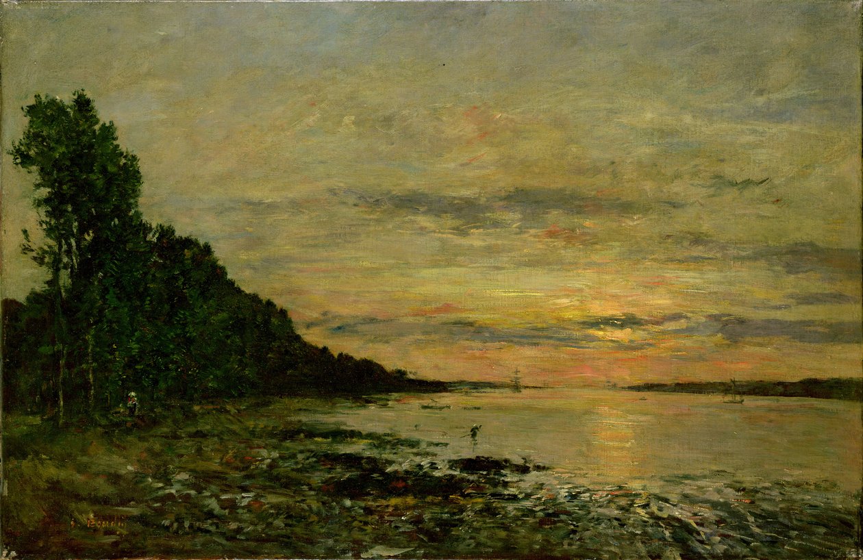 Plougastel-Daoulas, c.1870-73 door Eugene Louis Boudin