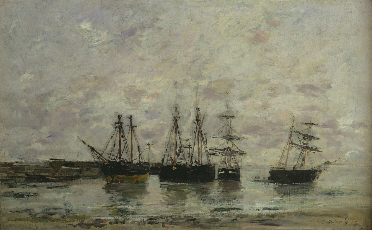 Portrieux door Eugene Louis Boudin