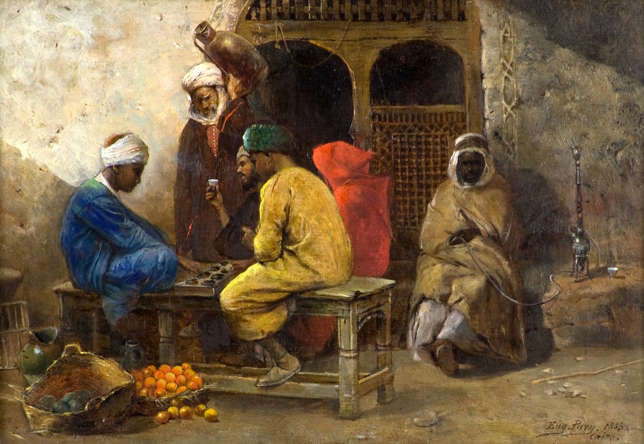 Een Arabische Markt door Eugene Pavy