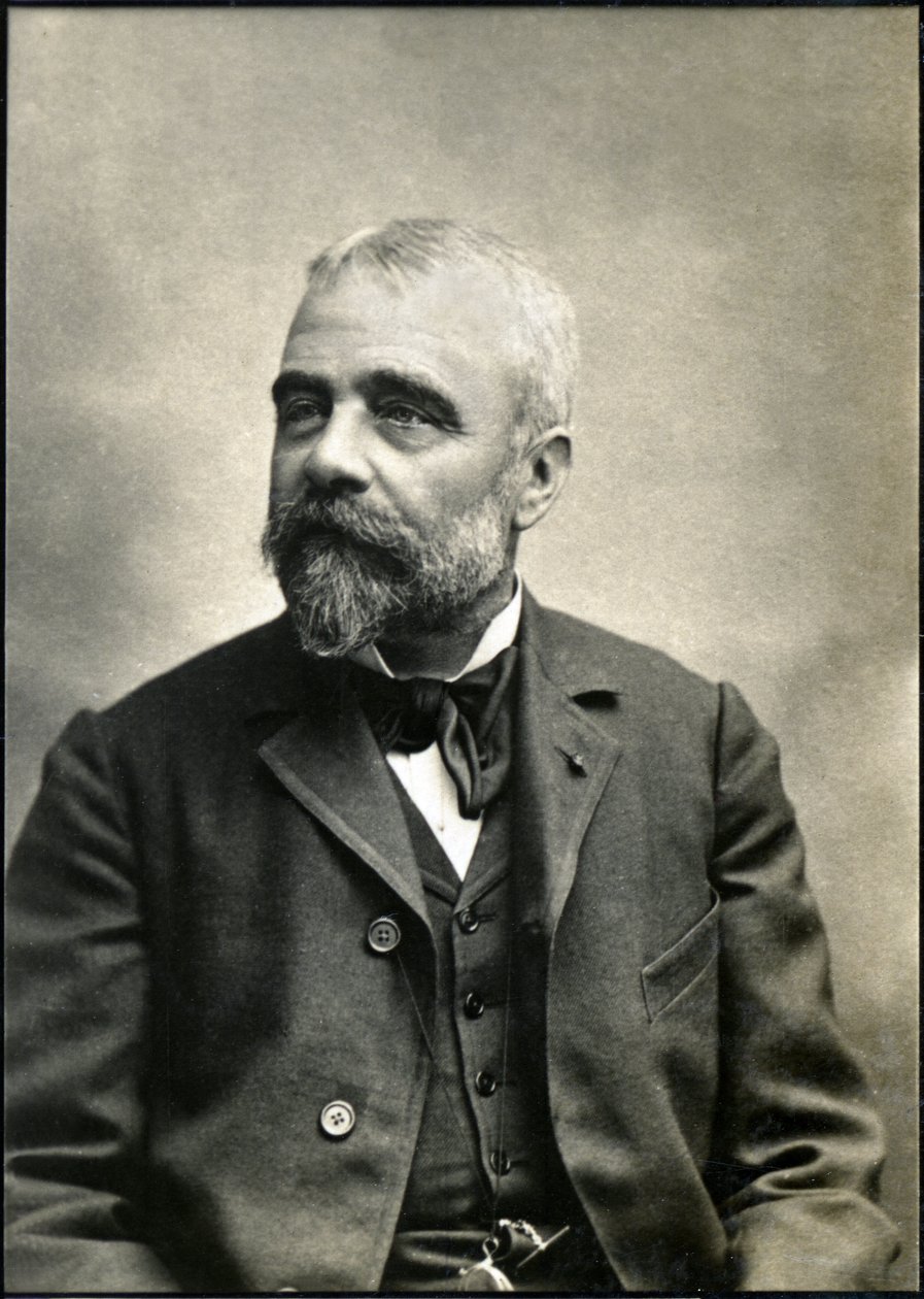 Ernest Lavisse (zwart-wit foto, eind 19e eeuw) door Eugene Pirou