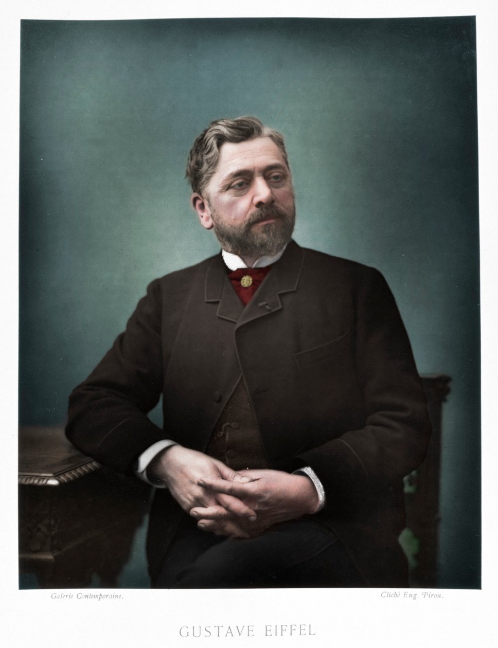 Gustave Eiffel, Franse ingenieur, 1880 door Eugene Pirou