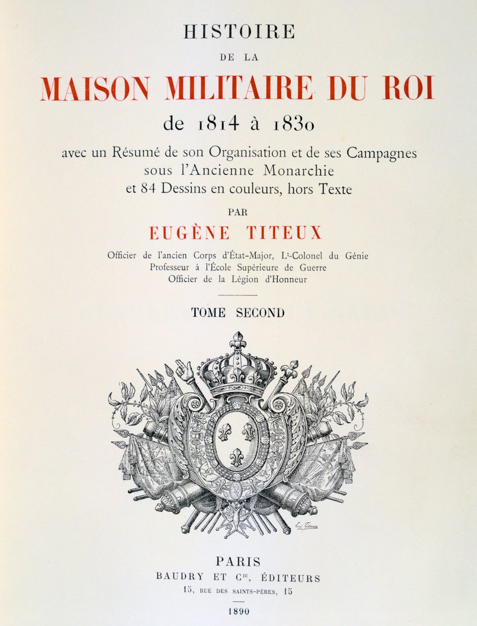 Titelpagina door Eugene Titeux