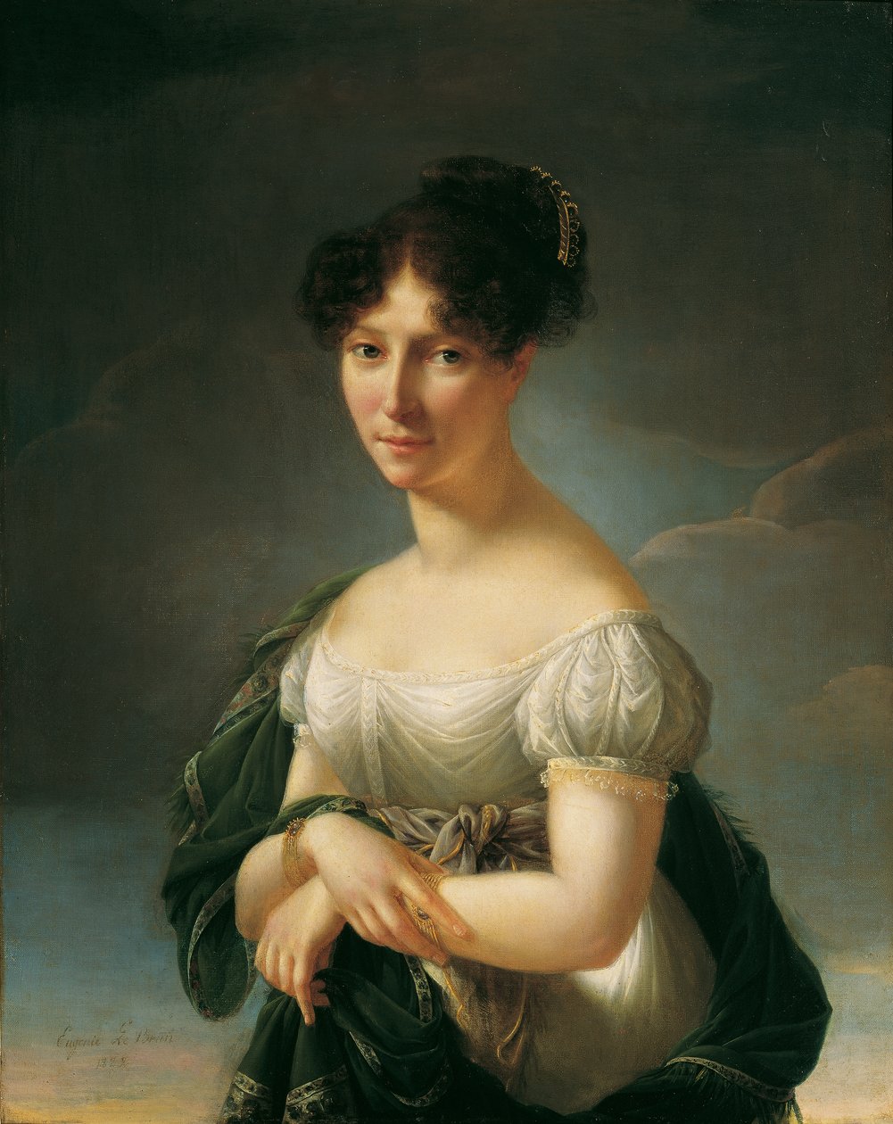 Damesportret door Eugenie le Brun