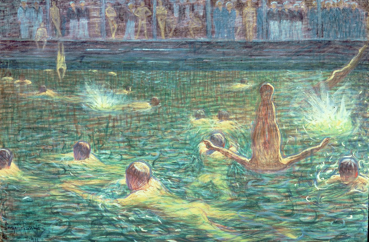 Badsump, 1911 door Eugène Jansson