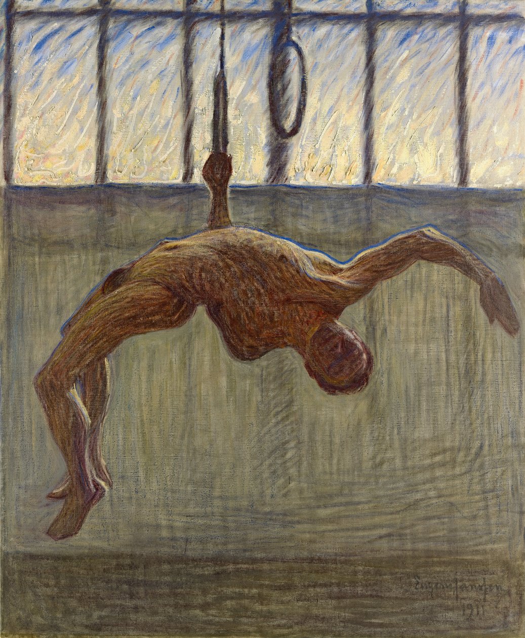 Ringgymnast I door Eugène Jansson