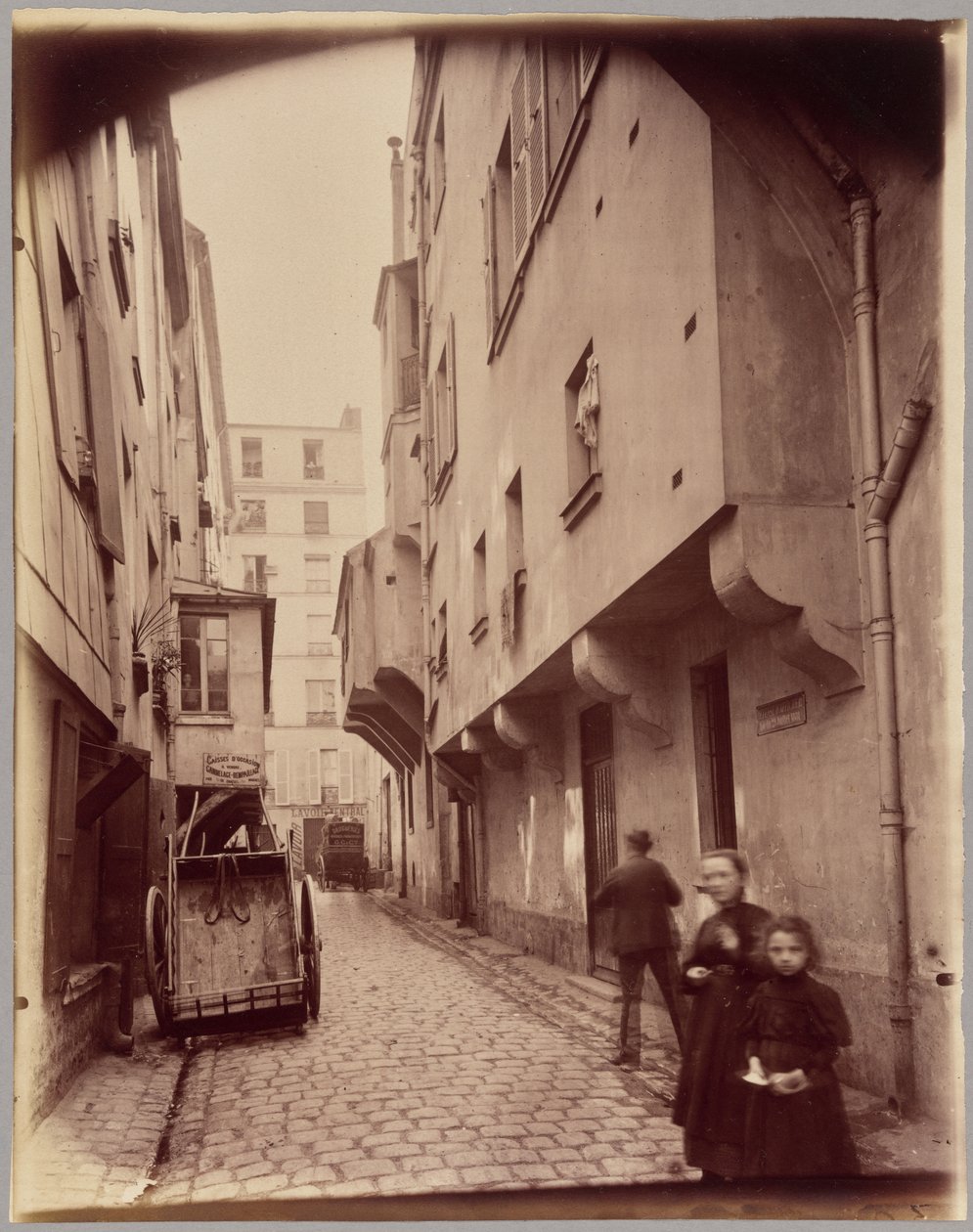 Impasse Barbette door Eugène Atget