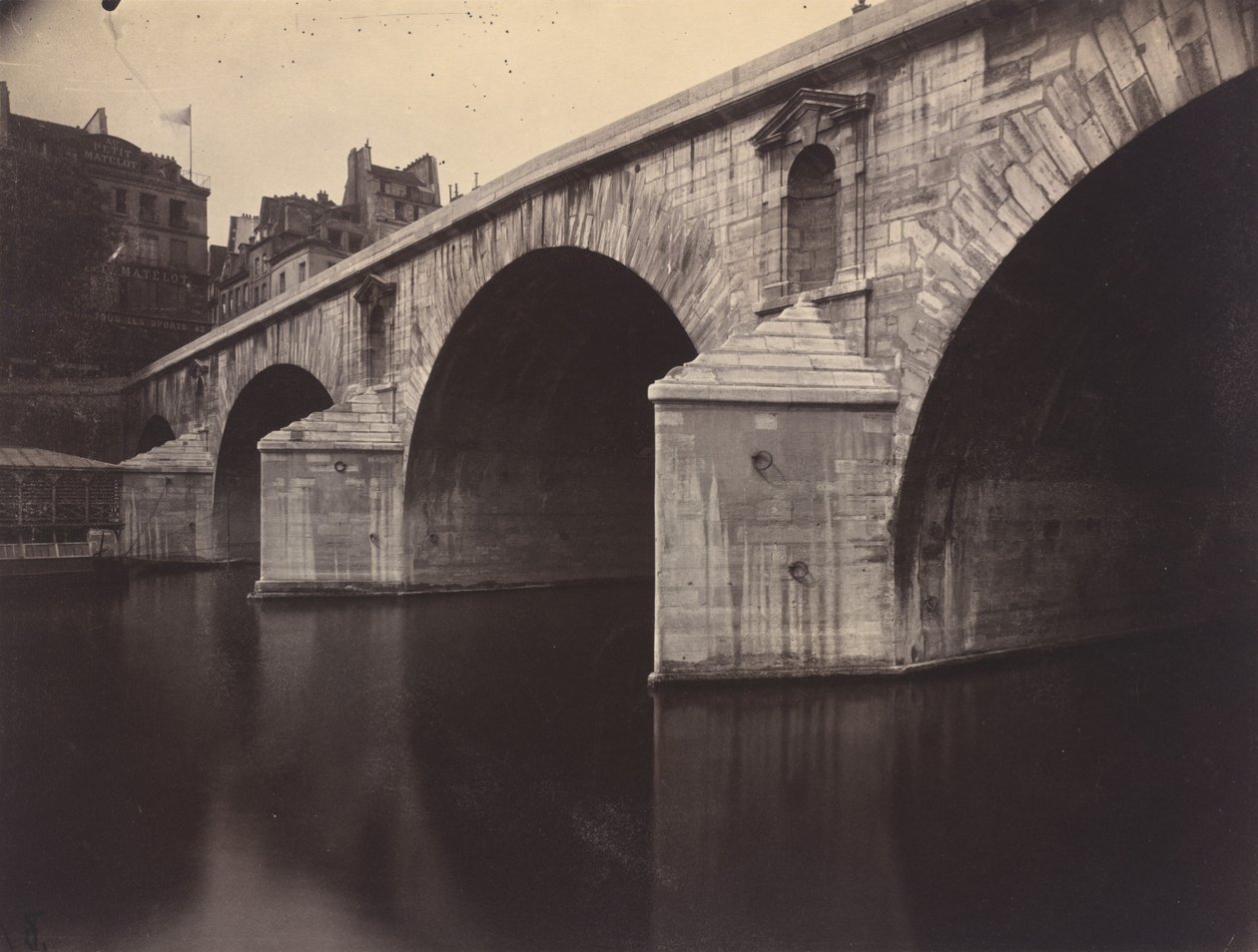 Pont Marie door Eugène Atget