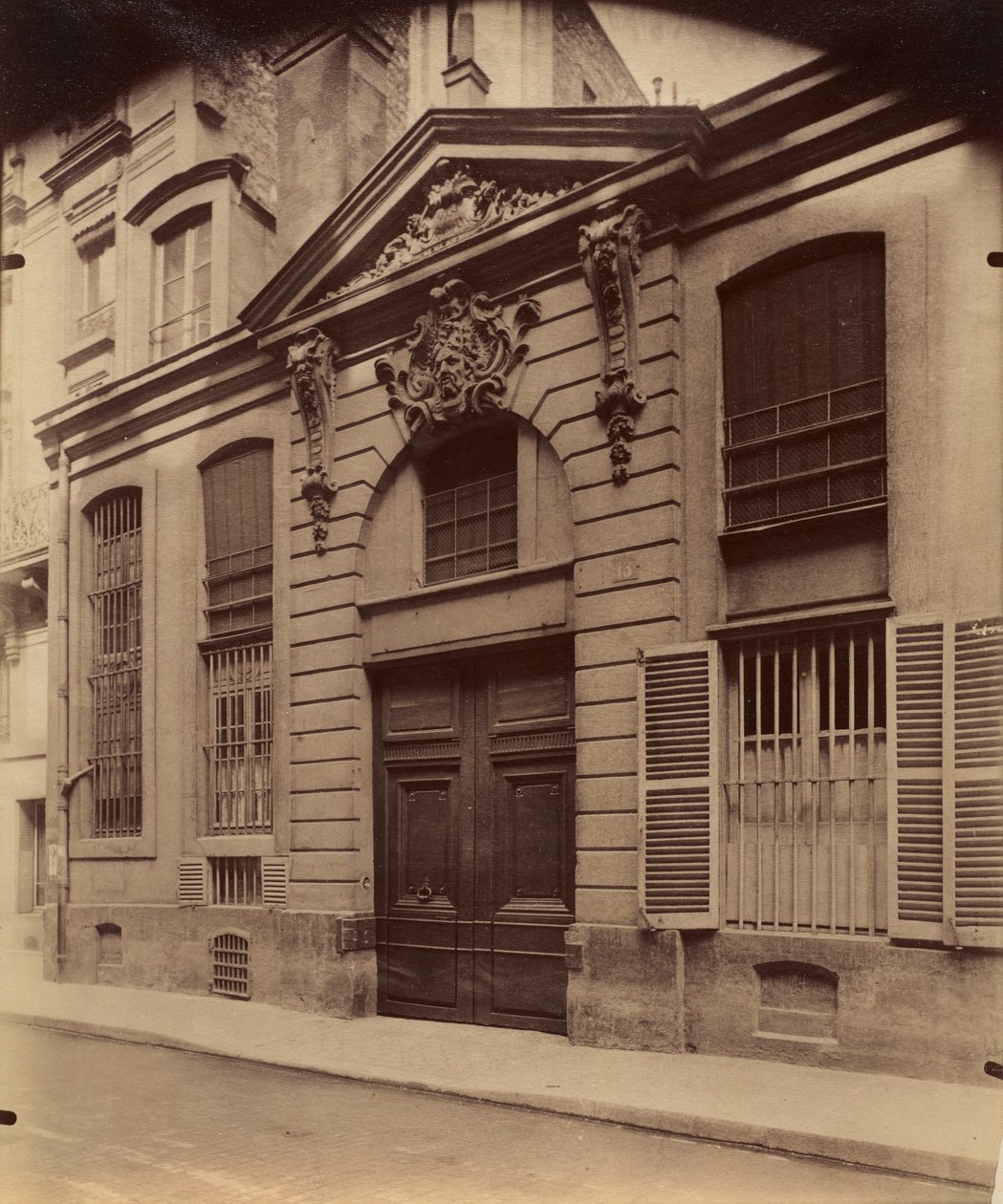 Rue du Regard, 1899 door Eugène Atget