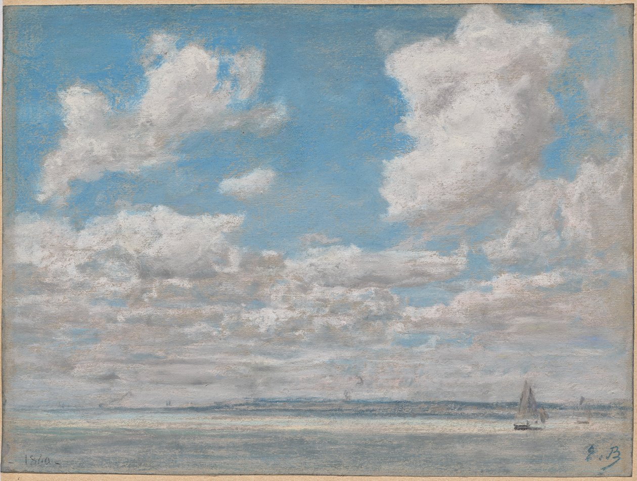 Zeegezicht met Open Lucht door Eugène Boudin