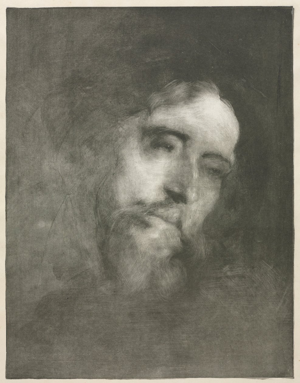 Alphonse Daudet, 1893 door Eugène Carrière