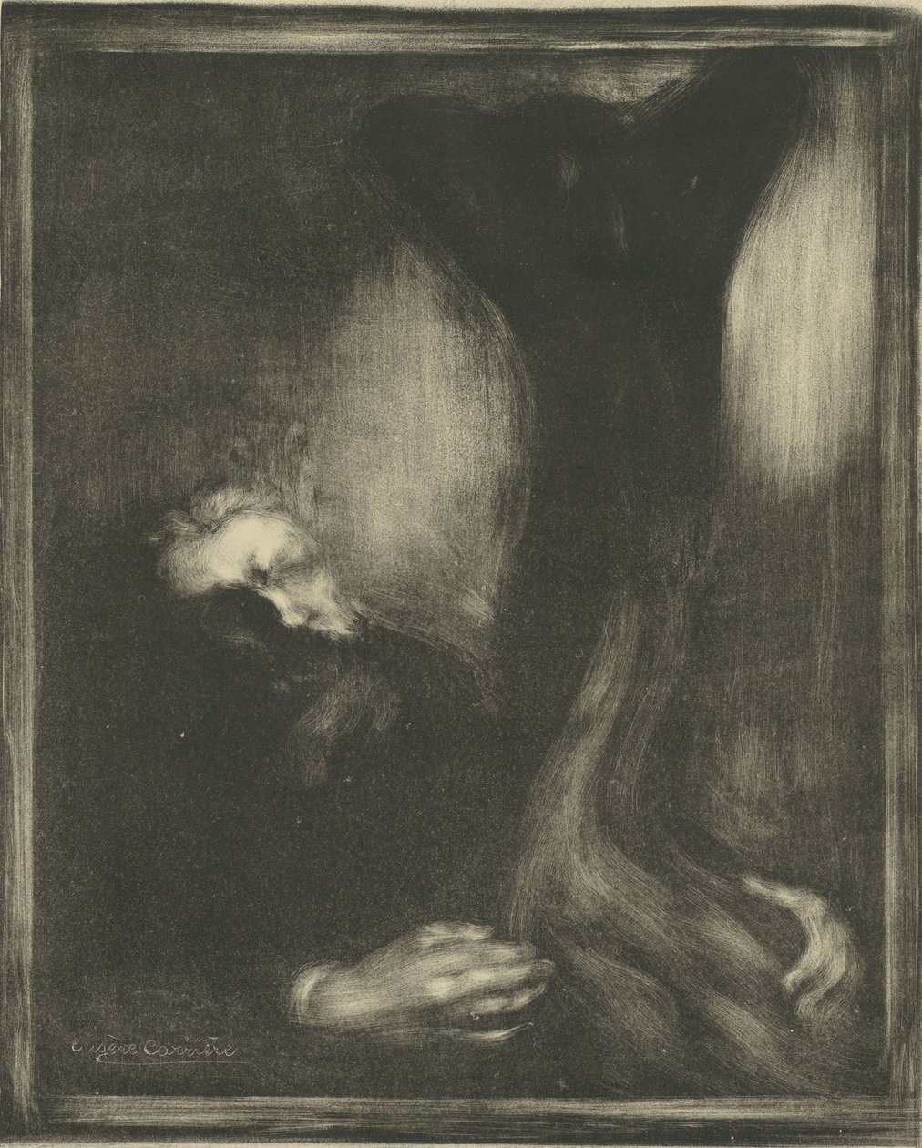 Auguste Rodin, 1900 door Eugène Carrière