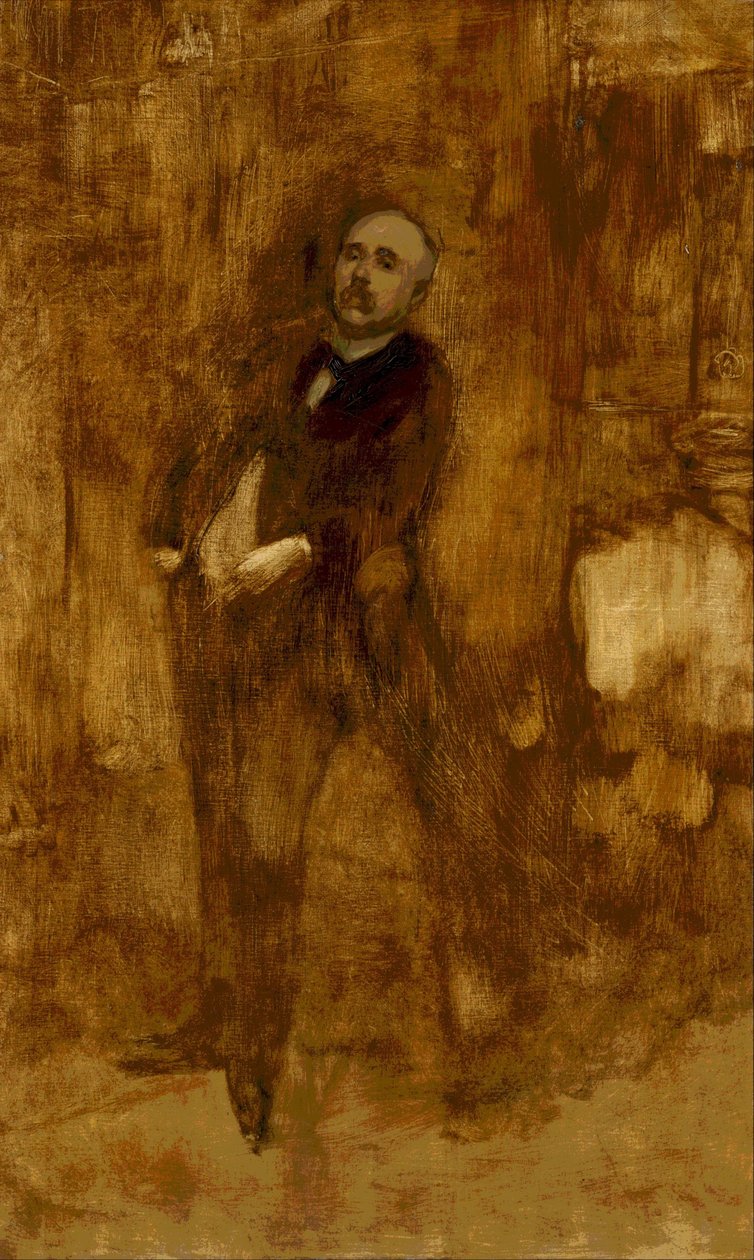 Portret van Clemenceau door Eugène Carrière