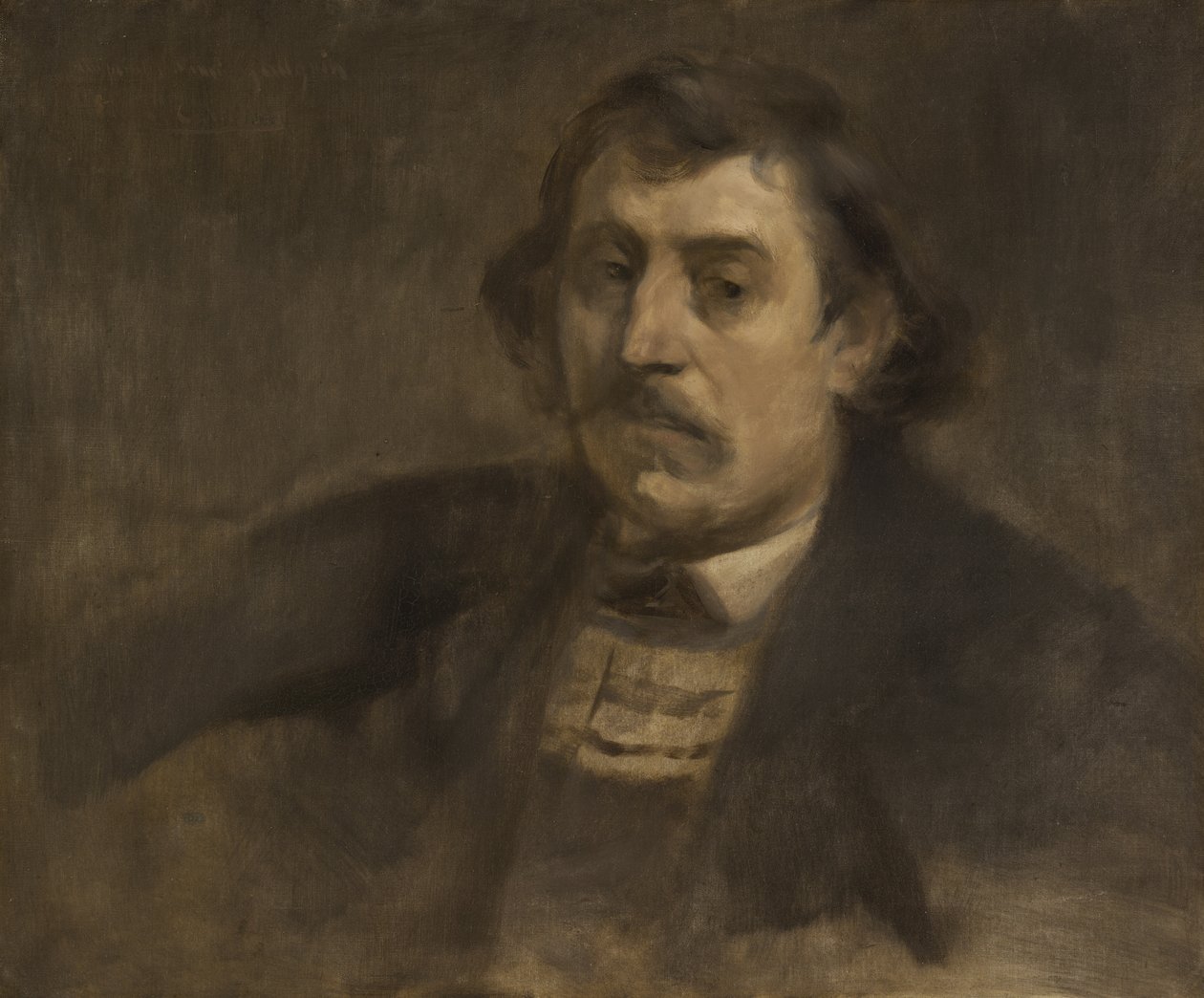 Portret van Paul Gauguin door Eugène Carrière