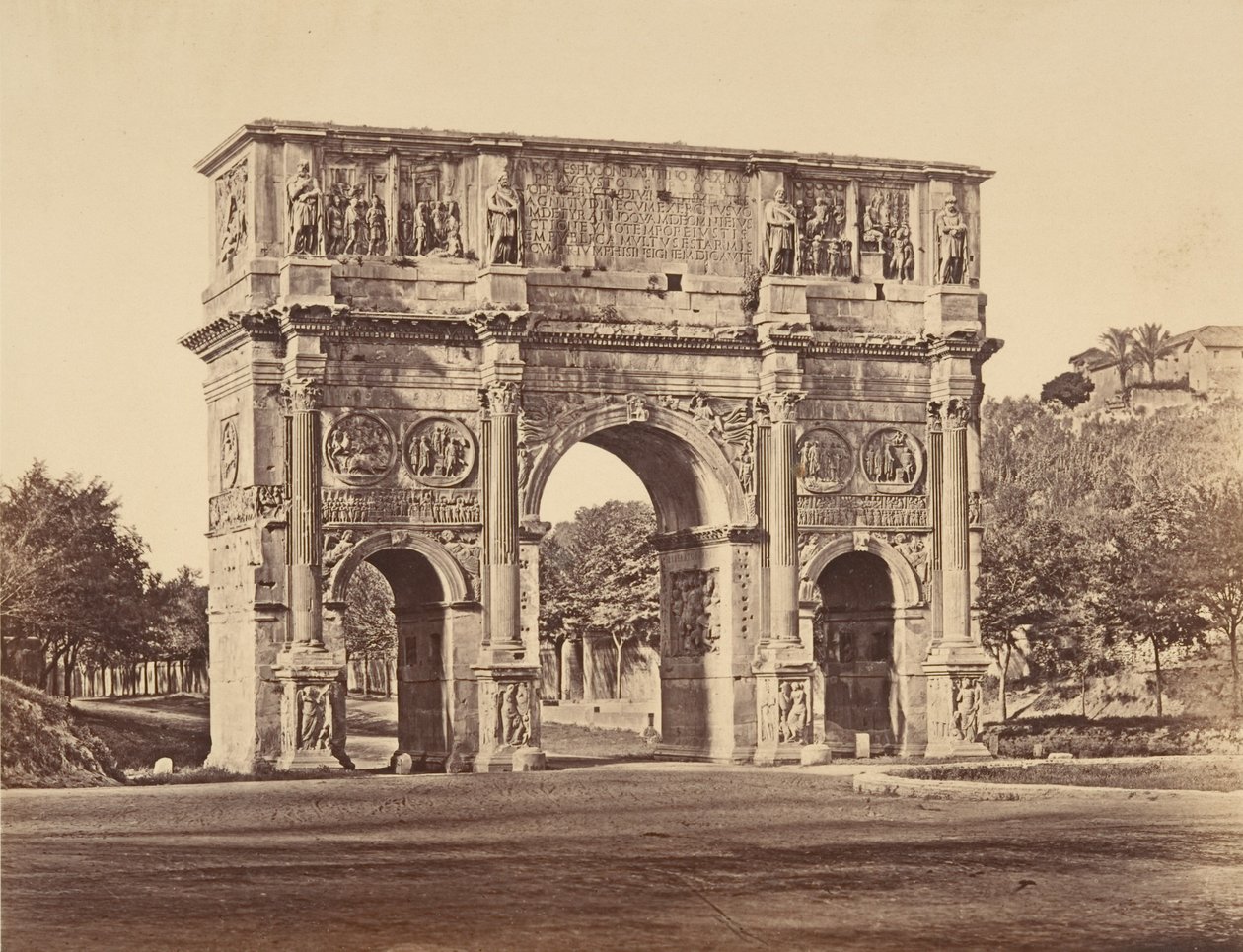 Arco di Constantino, 1848-1852 door Eugène Constant