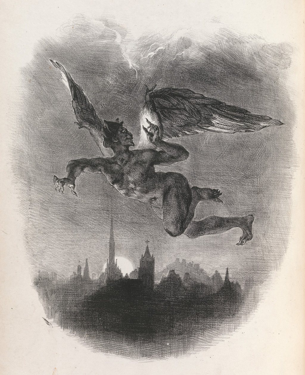 Faust, 1828 door Eugène Delacroix