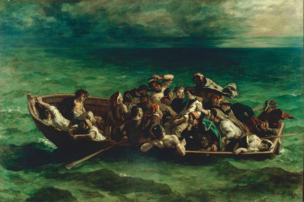 Het schipbreuk van Don Juan door Ferdinand Victor Eugene Delacroix