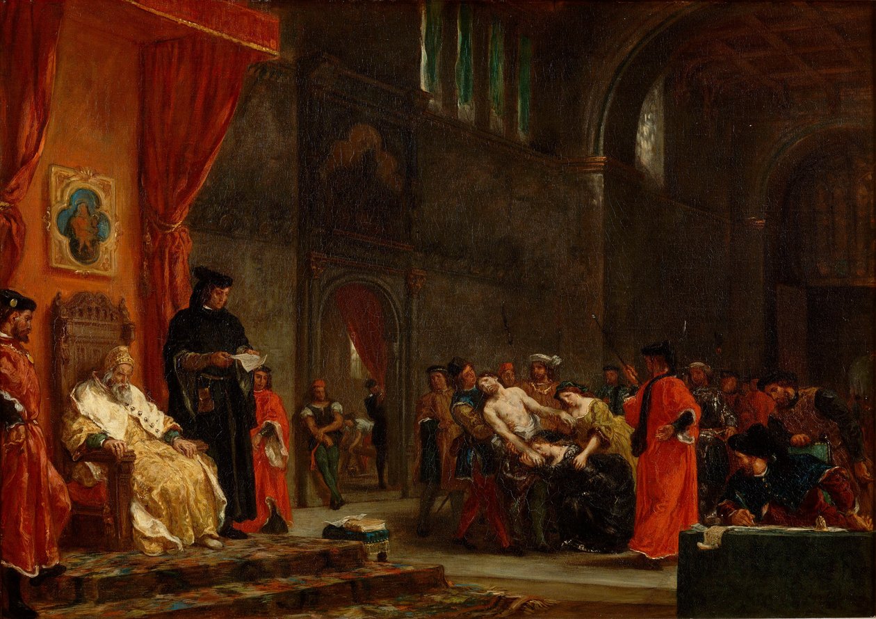 De twee Foscari door Eugène Delacroix