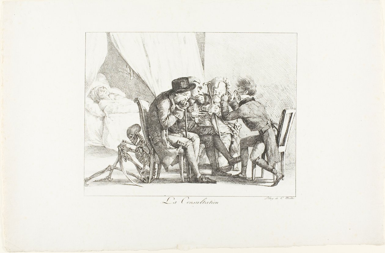 Het consult door Eugène Delacroix