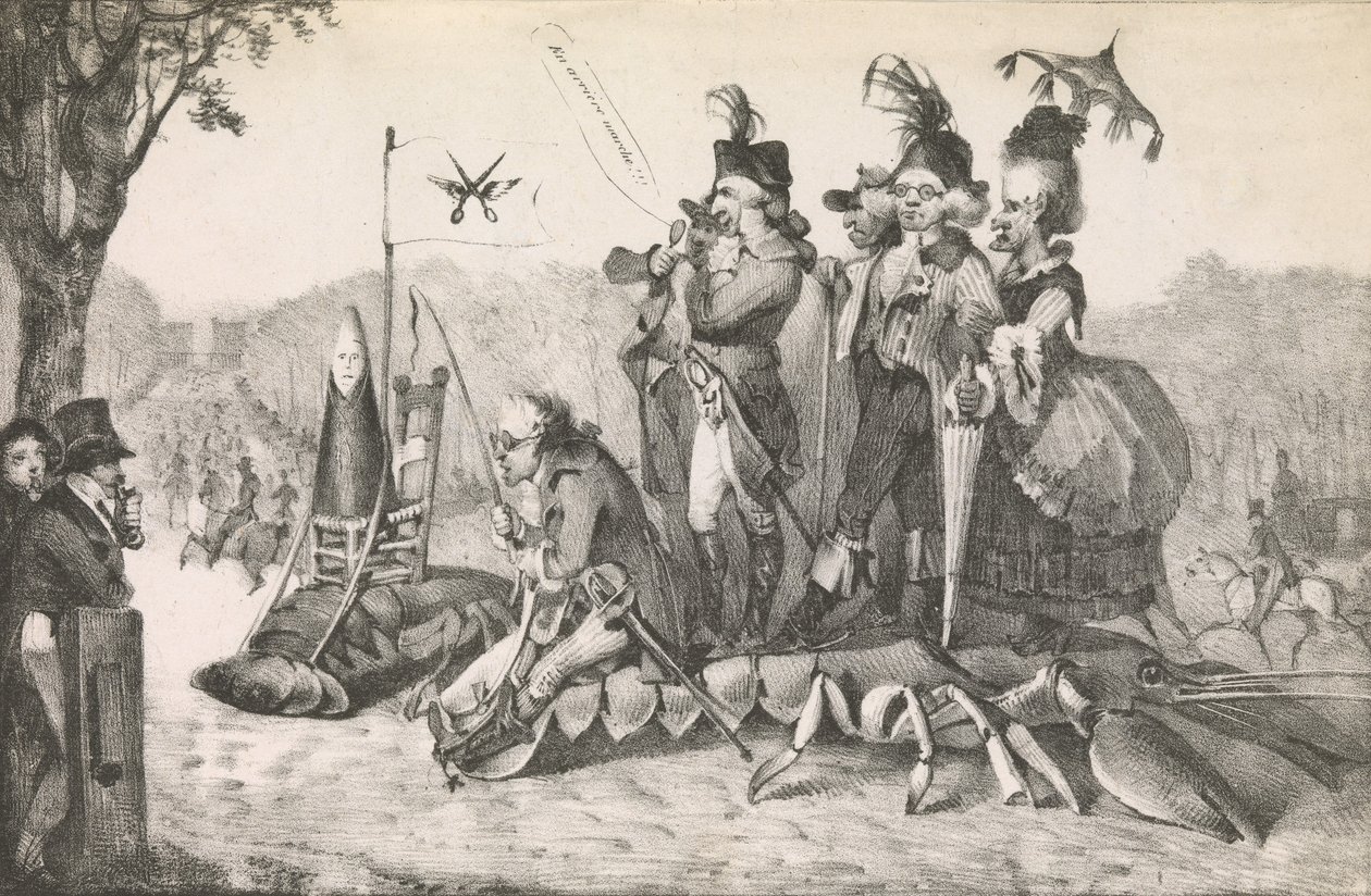 De Kreeft bij Longchamps door Eugène Delacroix