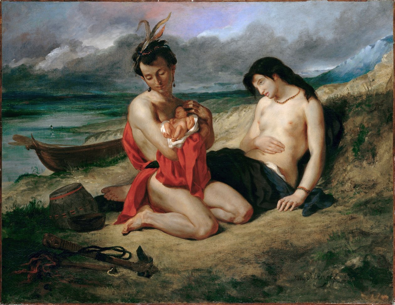 De Natchez door Eugène Delacroix
