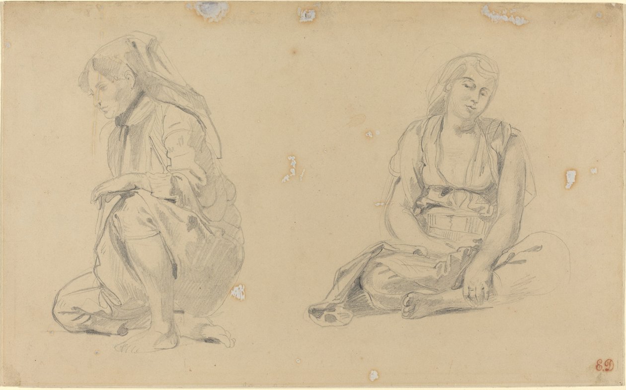 Vrouwen van Algiers door Eugène Delacroix