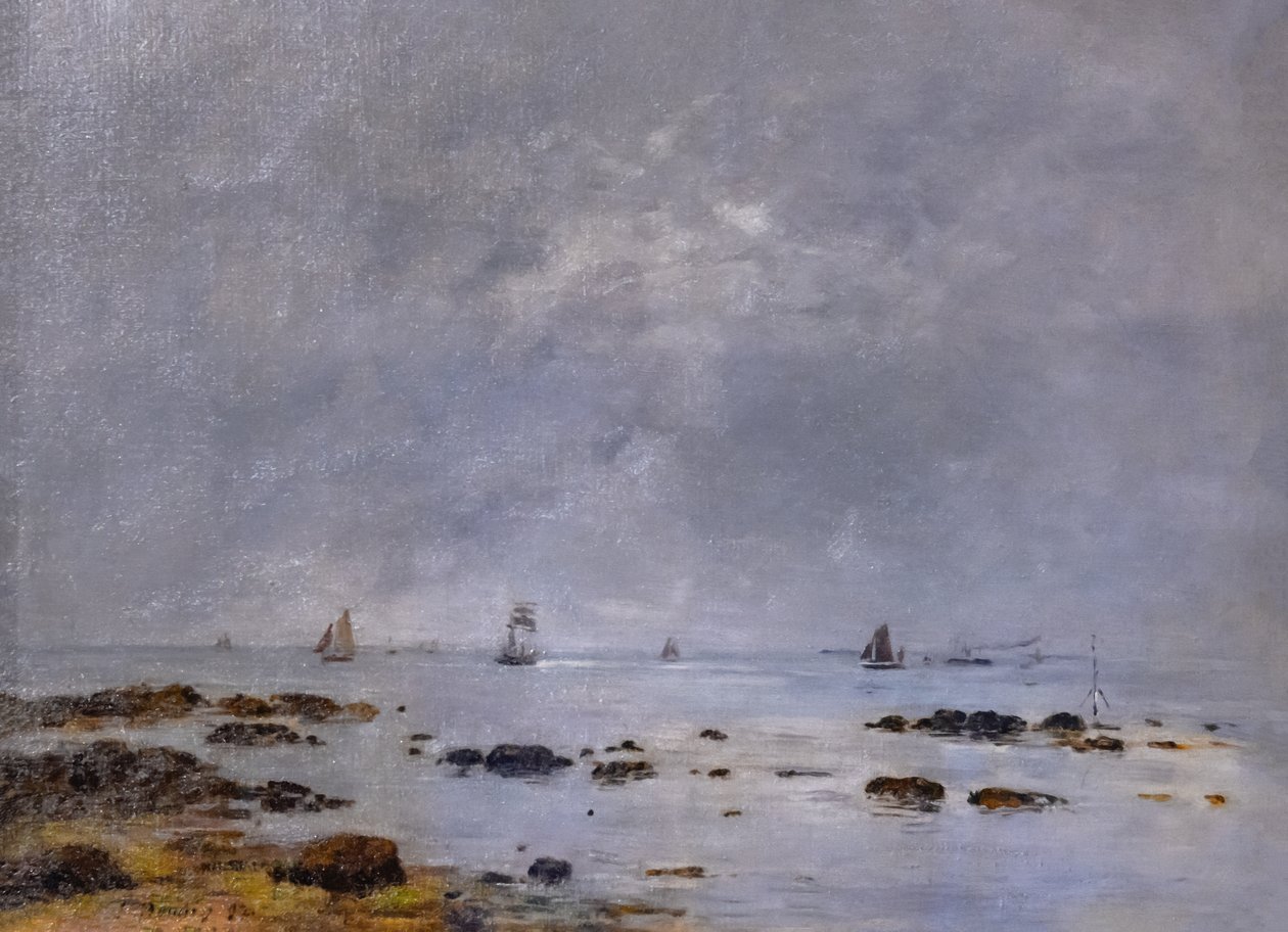 Marinier - de rust door Eugene Louis Boudin