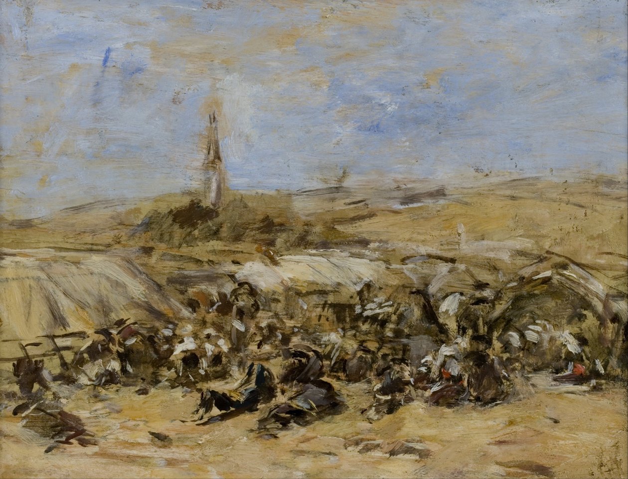 Pardon van Ste-Anne-La-Palud door Eugene Louis Boudin