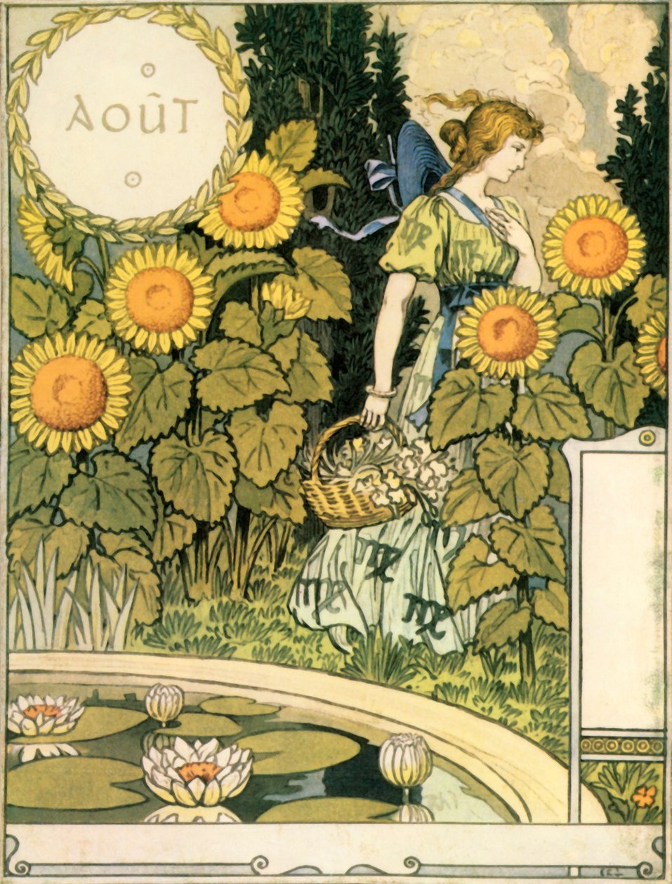 Augustus, 1896 door Eugene Grasset