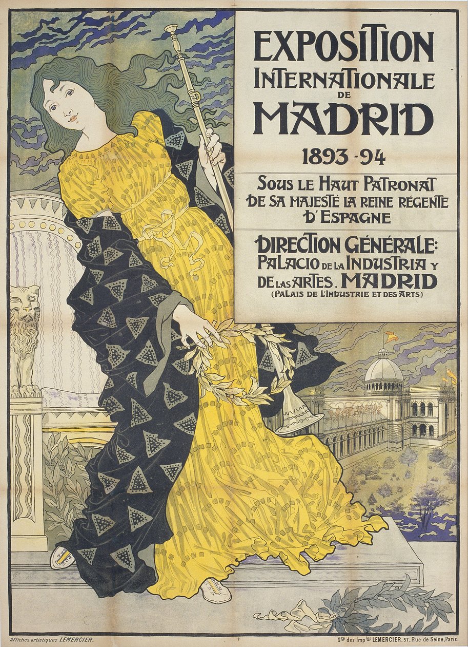Internationale Tentoonstelling van Madrid door Eugene Grasset