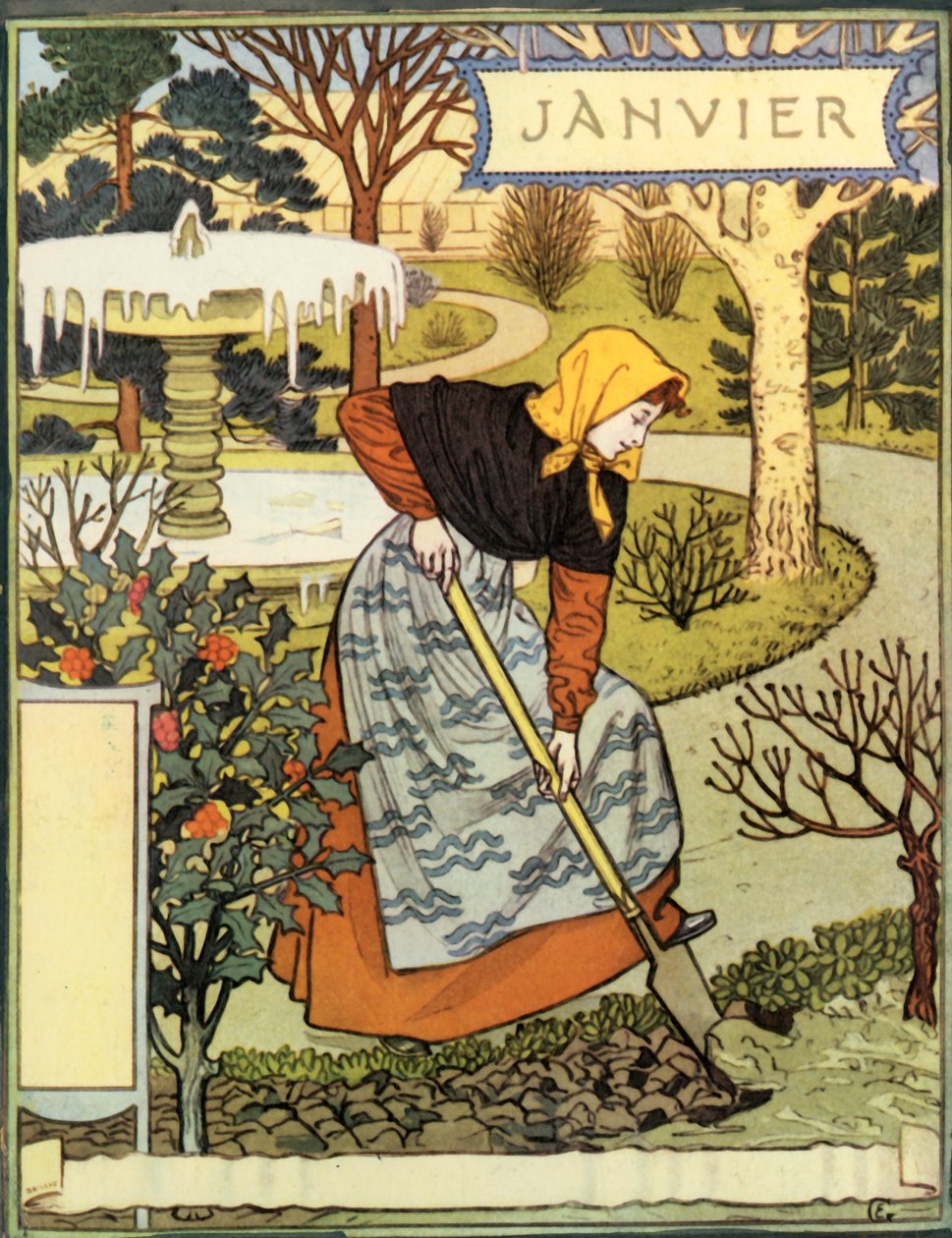 Januari door Eugene Grasset