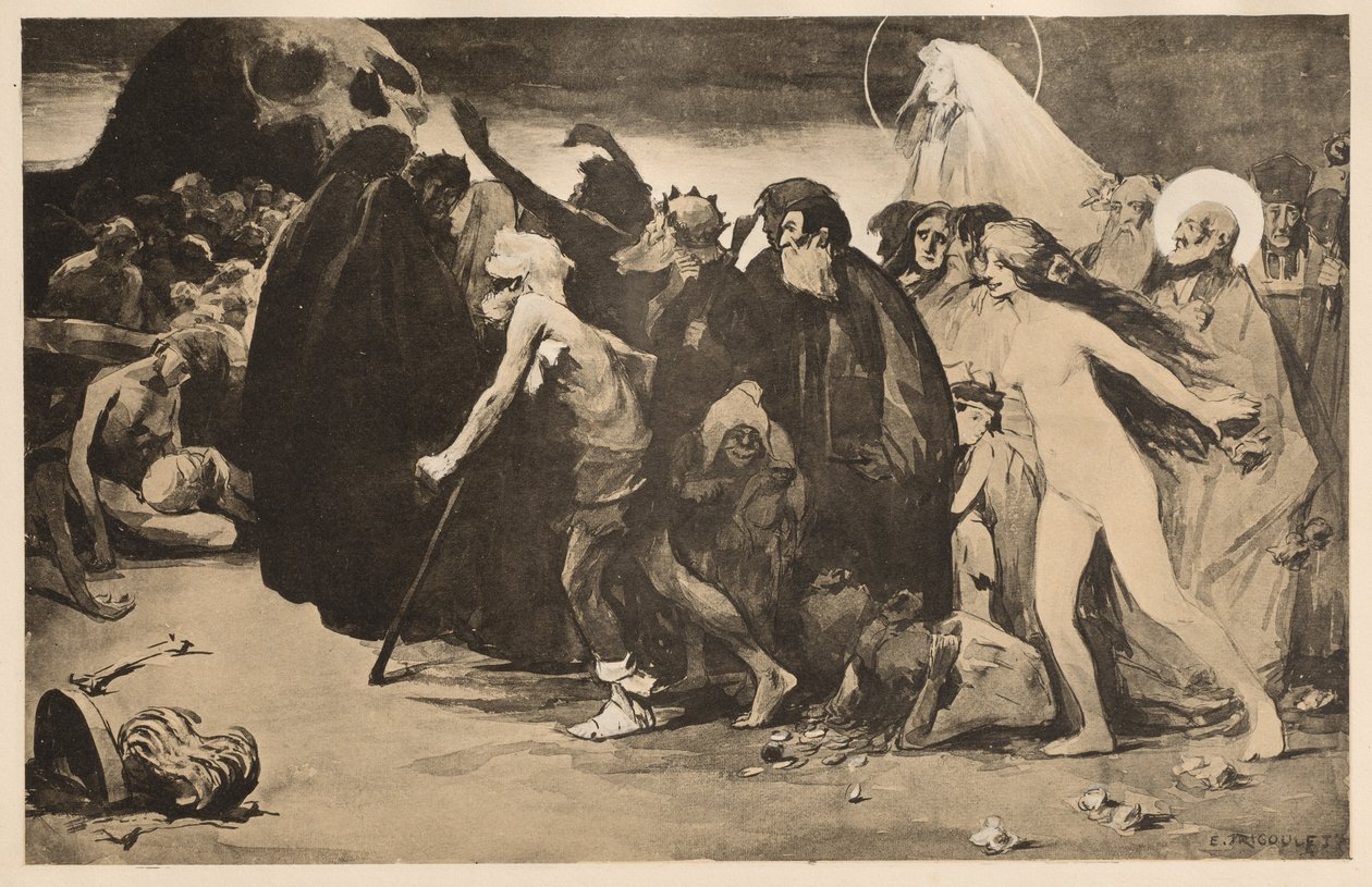 Het pad van de dood, 1899 door Eugène Trigoulet