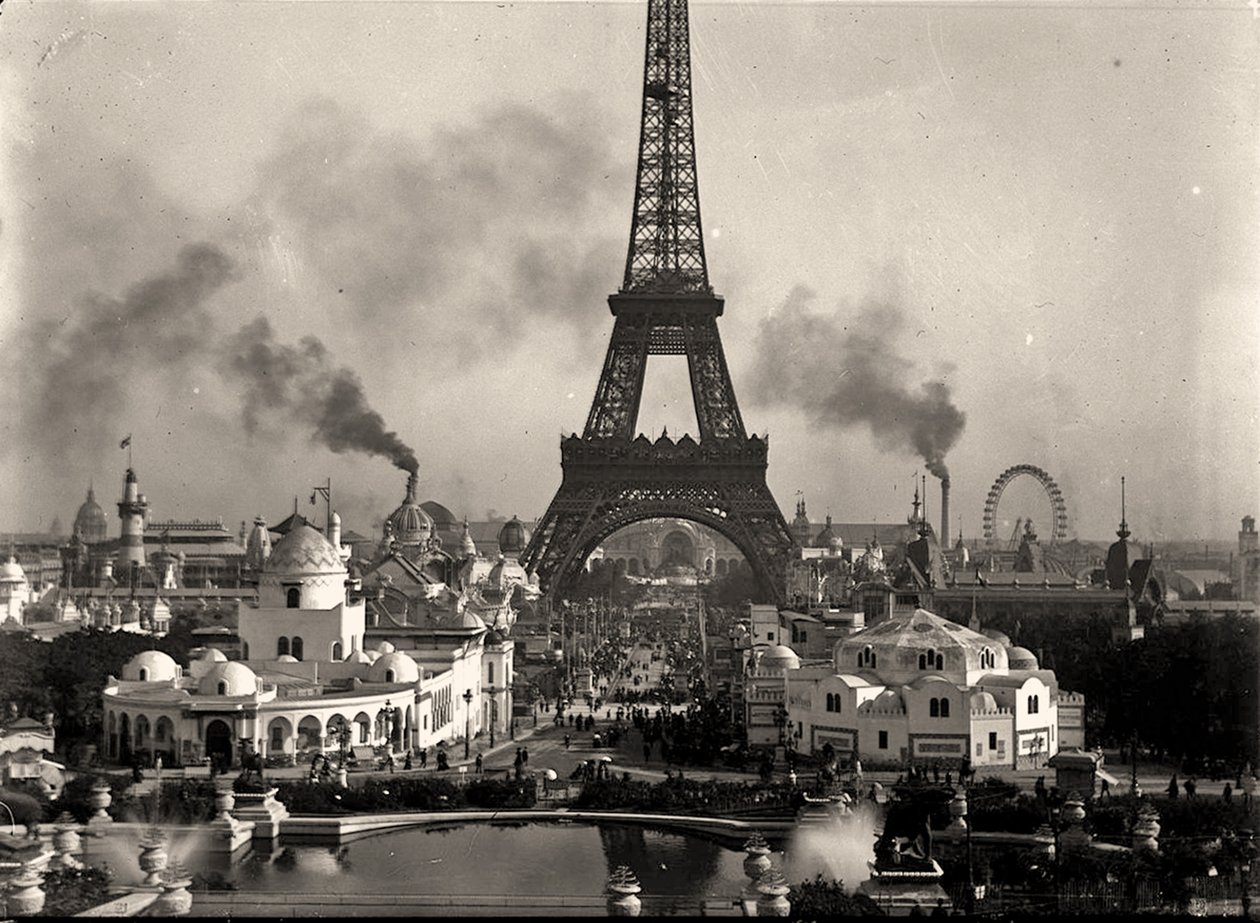 Uitzicht op de Exposition Universelle, Parijs, 1900 door Eugène Trutat