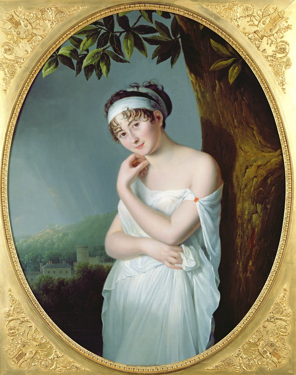 Portret van Madame Recamier (1777-1849), c.1798-9 door Eulalie Morin